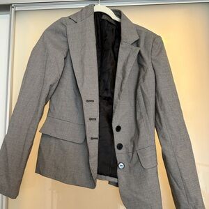 Suzy Shier blazer in gingham